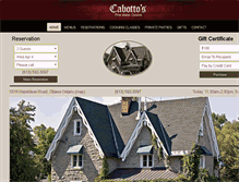 Tablet Screenshot of cabottos.com